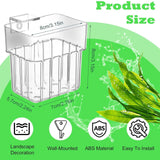 Maxbell 8x Aquarium Plant Holder Aquascaping Decor Cultivation Fish Tank Planter Pot