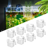 Maxbell 8x Aquarium Plant Holder Aquascaping Decor Cultivation Fish Tank Planter Pot