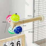 Maxbell Bird Perch Parrot Bird Supplies Parakeet Toy for Parakeets Cockatiels Macaws