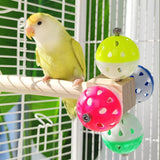 Maxbell Bird Perch Parrot Bird Supplies Parakeet Toy for Parakeets Cockatiels Macaws