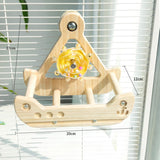 Maxbell Bird Swing Perch Toy Chewing Cage Accessories for Cockatiels Macaws Sparrows