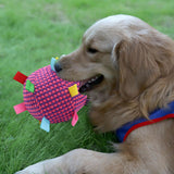 Maxbell Pet Toy Plush Ball Pet Supplies Soft Fuzzy Kitten Ball for Dog Birthday Gifts Rose red