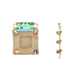 Maxbell Guinea Pig Hay Bag Hanging Hanging Hay Feeder for Guinea Pigs Bunny Hamsters
