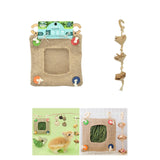 Maxbell Guinea Pig Hay Bag Hanging Hanging Hay Feeder for Guinea Pigs Bunny Hamsters