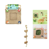 Maxbell Guinea Pig Hay Bag Hanging Hanging Hay Feeder for Guinea Pigs Bunny Hamsters