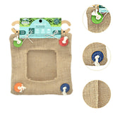 Maxbell Guinea Pig Hay Bag Hanging Hanging Hay Feeder for Guinea Pigs Bunny Hamsters