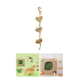 Maxbell Hanging Chew Treats Hamster Accessories Foraging Toys for Gerbils Bunny Rats