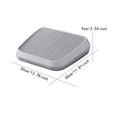 Maxbell Pet Cat Litter Mat Portable Double Layer for Living Room Bedroom Indoor Cats light gray