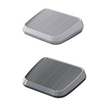 Maxbell Pet Cat Litter Mat Portable Double Layer for Living Room Bedroom Indoor Cats light gray