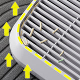 Maxbell Pet Cat Litter Mat Portable Double Layer for Living Room Bedroom Indoor Cats light gray