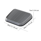 Maxbell Pet Cat Litter Mat Portable Double Layer for Living Room Bedroom Indoor Cats dark gray