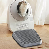 Maxbell Pet Cat Litter Mat Portable Double Layer for Living Room Bedroom Indoor Cats dark gray