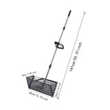 Maxbell Sand Rake Sifting Telescopic Handle Easy Cleanup Extendable Cat Litter Scoop