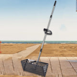Maxbell Sand Rake Sifting Telescopic Handle Easy Cleanup Extendable Cat Litter Scoop