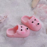 Maxbell BJD Doll Slippers Doll Accessories for 1:6 Doll Action Figures Children Gift Pink