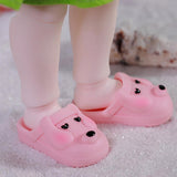 Maxbell BJD Doll Slippers Doll Accessories for 1:6 Doll Action Figures Children Gift Pink