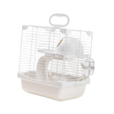 Maxbell 2 Layers Hamster Habitats Cage High Chassis Design Multipurpose 7.4x9x11inch White
