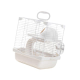 Maxbell 2 Layers Hamster Habitats Cage High Chassis Design Multipurpose 7.4x9x11inch White