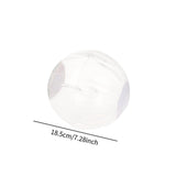 Maxbell Hamster Ball Clear Easy to Clean Running Wheel for Dwarf Small Pets Hamsters White