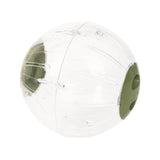Maxbell Hamster Ball Clear Easy to Clean Running Wheel for Dwarf Small Pets Hamsters Green
