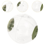Maxbell Hamster Ball Clear Easy to Clean Running Wheel for Dwarf Small Pets Hamsters Green