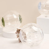 Maxbell Hamster Ball Clear Easy to Clean Running Wheel for Dwarf Small Pets Hamsters Green