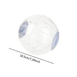 Maxbell Hamster Ball Clear Easy to Clean Running Wheel for Dwarf Small Pets Hamsters Blue