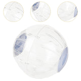 Maxbell Hamster Ball Clear Easy to Clean Running Wheel for Dwarf Small Pets Hamsters Blue