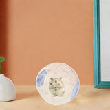Maxbell Hamster Ball Clear Easy to Clean Running Wheel for Dwarf Small Pets Hamsters Blue
