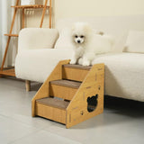 Maxbell Pet Dog Stair Ladder Puppy Essential for Cars Kitten Small and Older Animals 3 Step