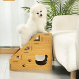 Maxbell Pet Dog Stair Ladder Puppy Essential for Cars Kitten Small and Older Animals 4 Step