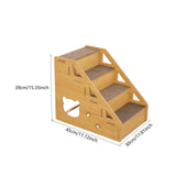 Maxbell Pet Dog Stair Ladder Puppy Essential for Cars Kitten Small and Older Animals 4 Step