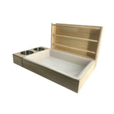 Maxbell 3 in 1 Rabbit Hay Feeder Guinea Pig Foraging Toy for Chinchilla Rabbit Bunny