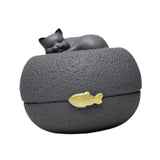 Maxbell Cat Memorial Urn Pet Remembrance Container Premium Sturdy Angel Cat Memorial