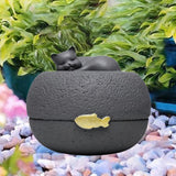 Maxbell Cat Memorial Urn Pet Remembrance Container Premium Sturdy Angel Cat Memorial