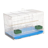 Maxbell Travel Birds Cage Portable with Handle Parrot Cage for Finches Home Lovebirds White