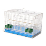 Maxbell Travel Birds Cage Portable with Handle Parrot Cage for Finches Home Lovebirds White