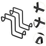 Maxbell 2Pcs Tack Hooks 4" Heavy Duty Horse Halter Rack for Fishing Cloakroom Saddle