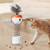 Maxbell Cat Treat Dispenser Funny Enrichment Multifunctional Slow Feeder Puzzles Ball
