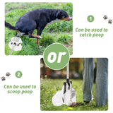 Maxbell Dog Poops Catcher Outdoor Cleanup Tool for Medium and Large Pets Yard Travel