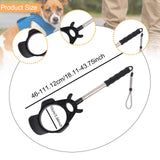 Maxbell Dog Poops Catcher Outdoor Cleanup Tool for Medium and Large Pets Yard Travel