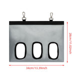 Maxbell Rabbit Hay Feeder for Cage Bunny Hay Bag for Small Pets Hamsters Chinchillas Grey