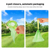 Maxbell Dog Pooper Scooper Portable for Large Medium Small Dogs Folding Picker Upper White