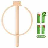 Maxbell Dog Pooper Scooper Portable for Large Medium Small Dogs Folding Picker Upper White