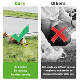 Maxbell Dog Pooper Scooper Portable for Large Medium Small Dogs Folding Picker Upper Pink