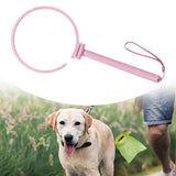 Maxbell Dog Pooper Scooper Portable for Large Medium Small Dogs Folding Picker Upper Pink