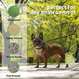 Maxbell Dog Pooper Scooper Portable for Large Medium Small Dogs Folding Picker Upper Pink