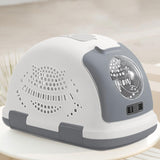 Maxbell Cat Carrier Pet Supplies Multipurpose Carrying Case for Puppy Kitten Walking Gray White