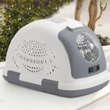 Maxbell Cat Carrier Pet Supplies Multipurpose Carrying Case for Puppy Kitten Walking Gray White