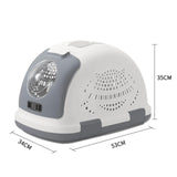 Maxbell Cat Carrier Pet Supplies Multipurpose Carrying Case for Puppy Kitten Walking Gray White